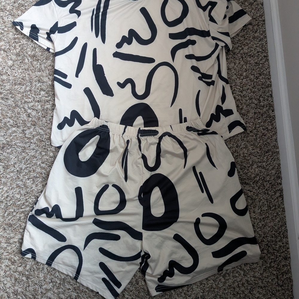 Stylish Black and White Kids Pajamas